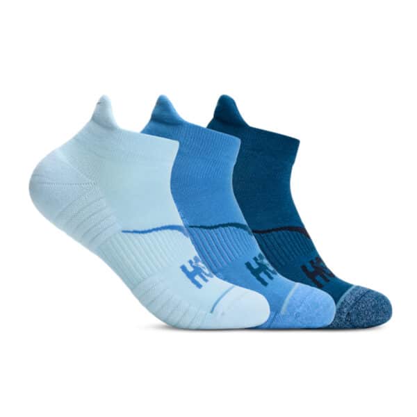 מארז 3 זוגות גרבי ריצה גווני כחול הוקה Hoka U No-Show Run Sock 3-Pack