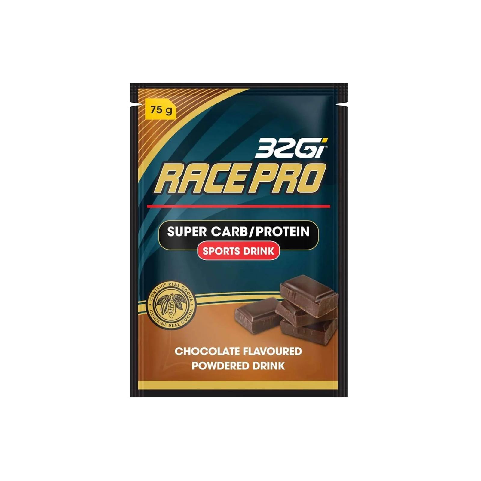 אבקת משקה ספורט בטעם שוקולד 32Gi Race Pro Super Carb/Protein Sports Drink אבקת משקה ספורט בטעם שוקולד 32Gi Race Pro Super Carb/Protein Sports Drink