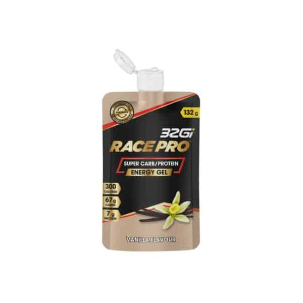 ג'ל אנרגיה בטעם וניל 32Gi Race Pro Super Carb/Protein