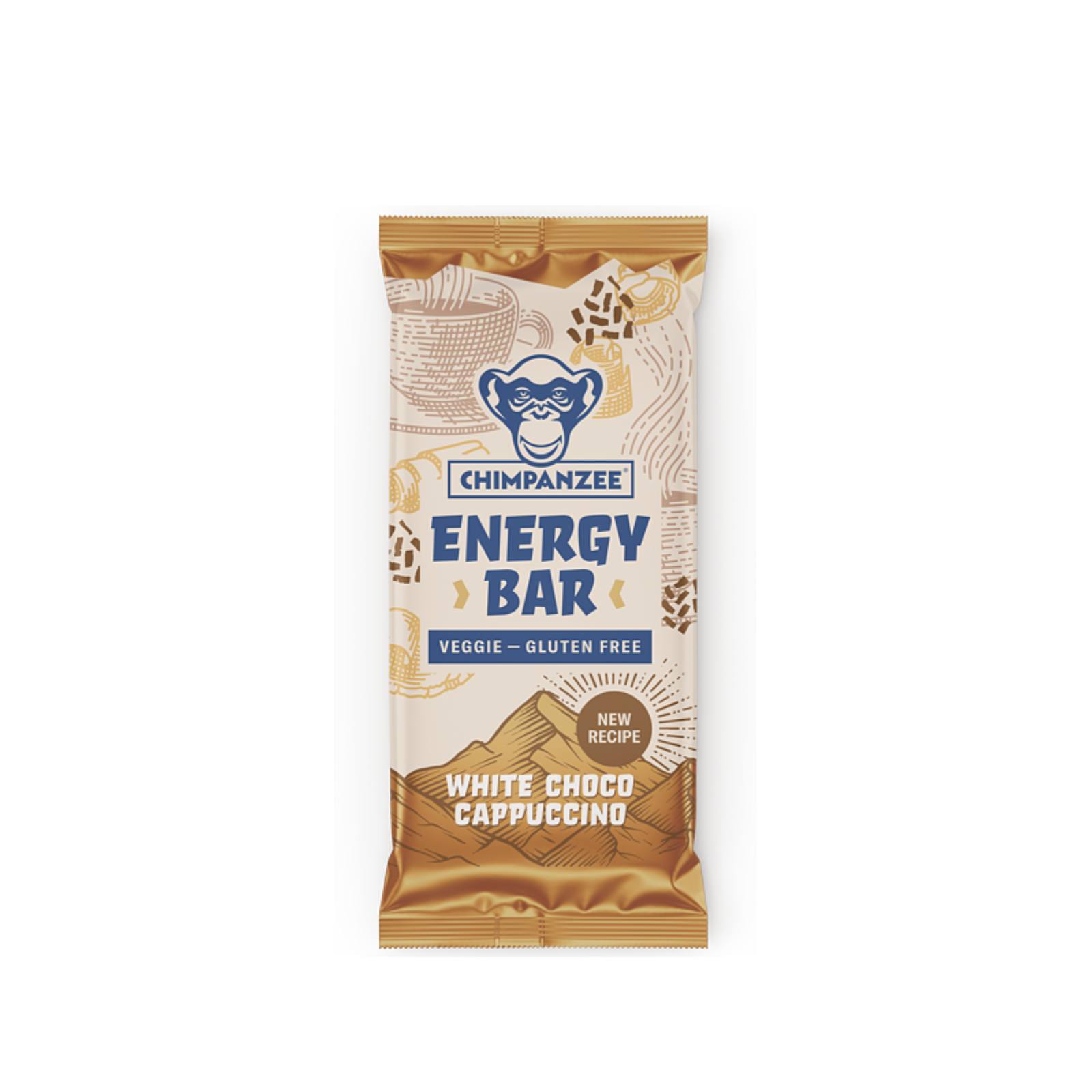 חטיף אנרגיה נטול גלוטן Chimpanzee White Choco Cappuccino חטיף אנרגיה נטול גלוטן Chimpanzee White Choco Cappuccino