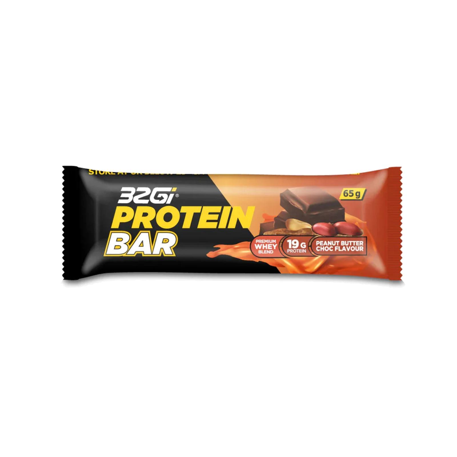 חטיף חלבון בטעם שוקולד צ'יפס כפול 32Gi Protein Bar חטיף חלבון בטעם שוקולד צ'יפס כפול 32Gi Protein Bar