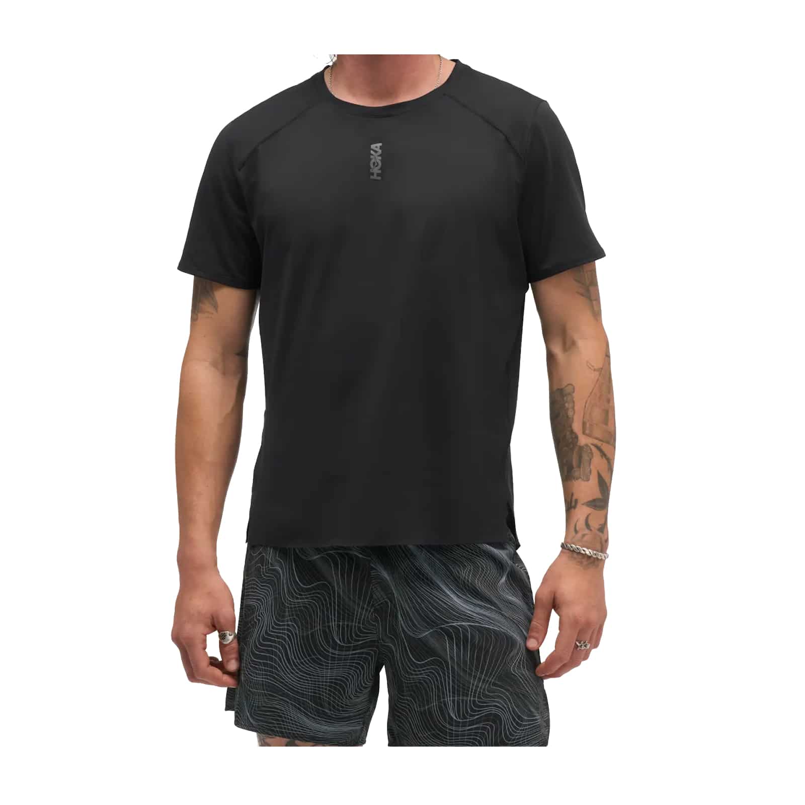 חולצת ריצה קצרה לגברים הוקה Hoka EveryRun Short Sleeve חולצת ריצה קצרה לגברים הוקה Hoka EveryRun Short Sleeve