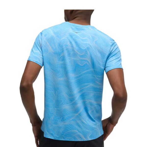 חולצת ריצה קצרה לגברים הוקה Hoka EveryRun Short Sleeve Clf Prt