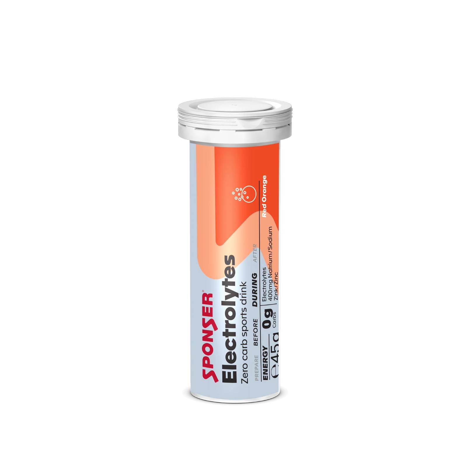 טבליות להכנת משקה ספורט בטעם תפוז אדום Sponser Electrolytes Tabs טבליות להכנת משקה ספורט בטעם תפוז אדום Sponser Electrolytes Tabs