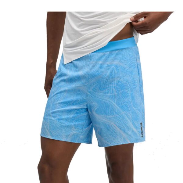 מכנס ריצה קצר 7 אינץ הוקה לגברים Hoka Glide 7" Short 2in1