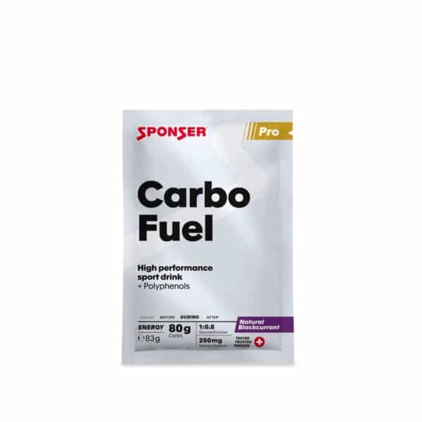 משקה ספורט דומדמניות שחורות ניטרלי Sponser Carbo Fuel Natural Blackcurrant