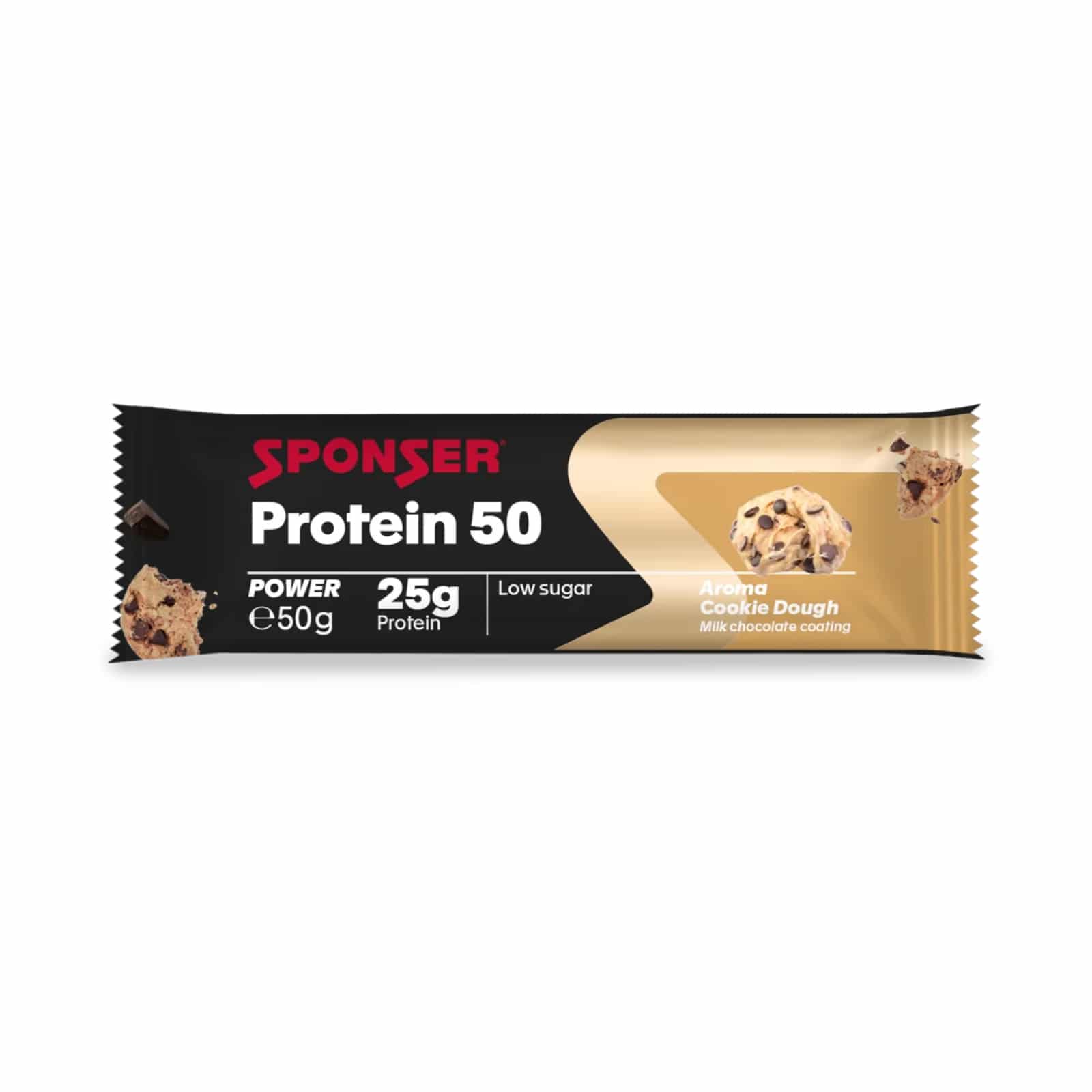 חטיף חלבון בטעם בצק עוגיות Sponser Protein 50 חטיף חלבון בטעם בצק עוגיות Sponser Protein 50