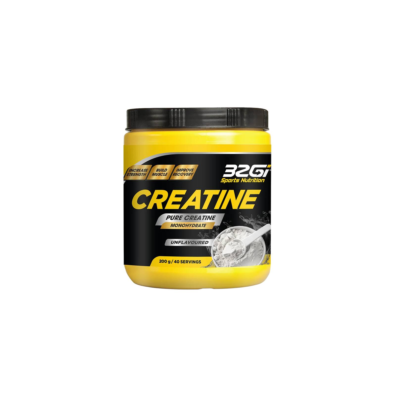 אבקת תוסף תזונה קריאטין GI 32 Creatine Monohydrate אבקת תוסף תזונה קריאטין GI 32 Creatine Monohydrate