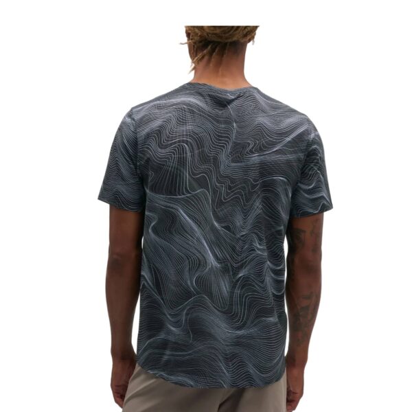 חולצת ריצה קצרה לגברים הוקה Hoka EveryRun Short Sleeve Clf Prt